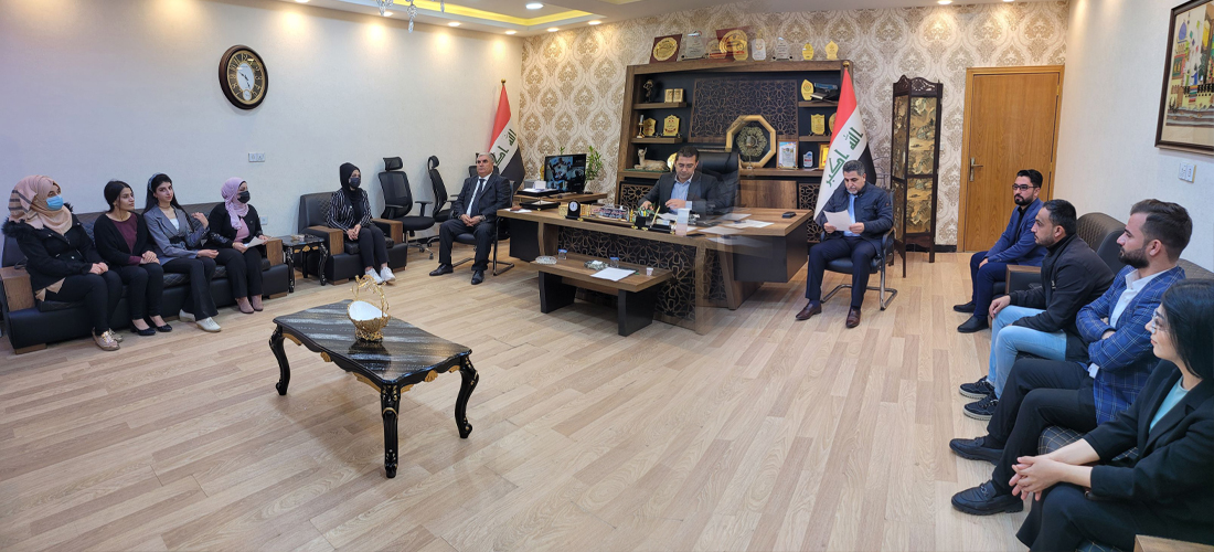  Meeting with government officials in Nineveh province