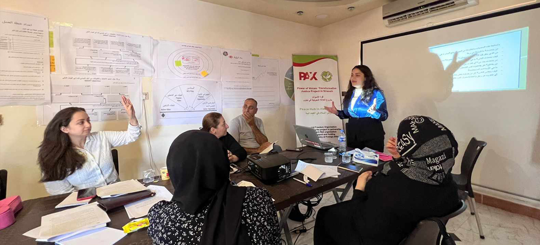 Leadership skills training in Al-Hamdaniya