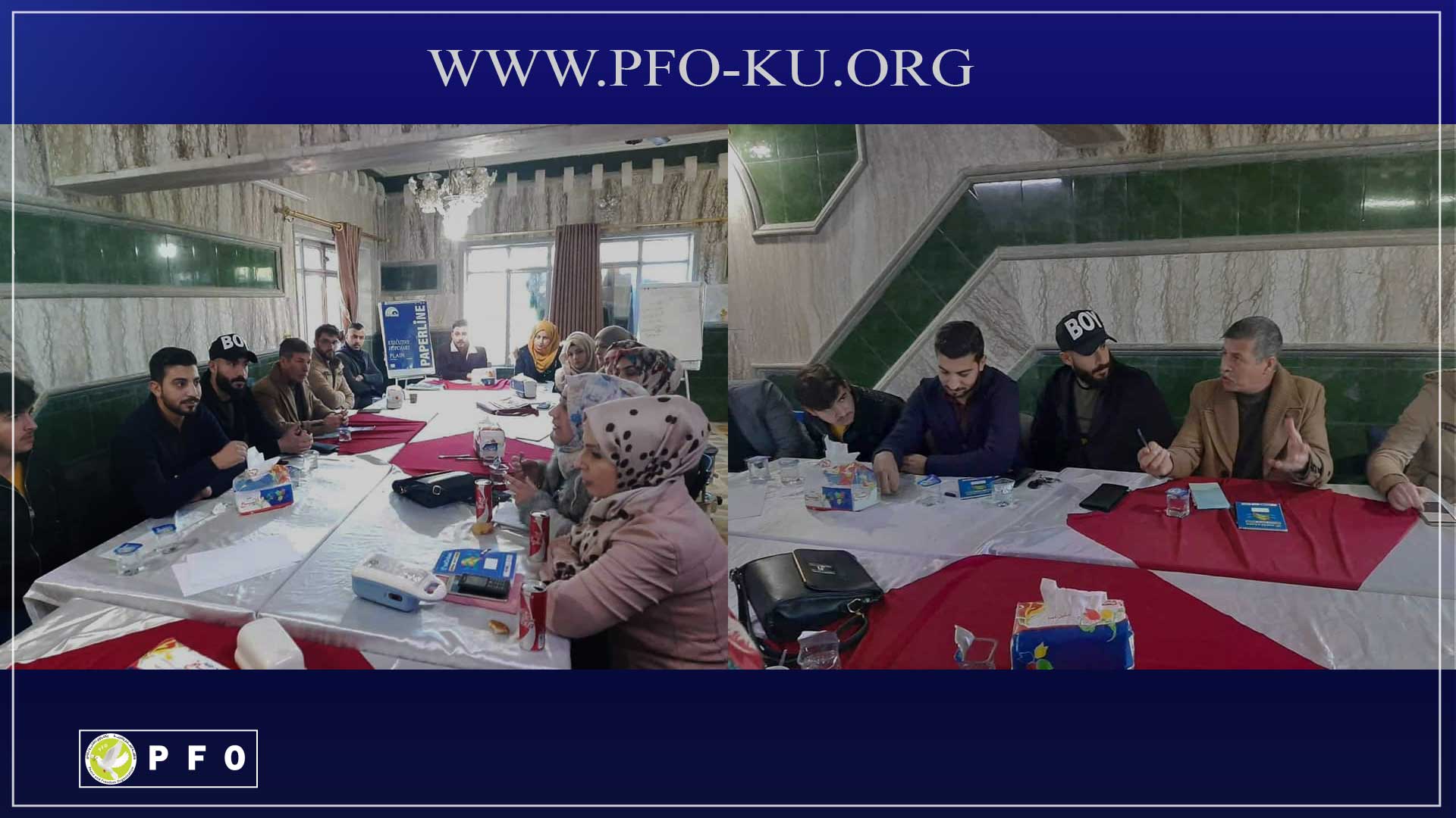 Today, January 25, 2020, the Peace and Freedom Organization, Mosul Center, held a session on social cohesion